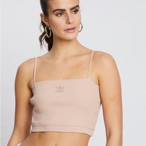 Adidas 3-Stripes logo cropped top